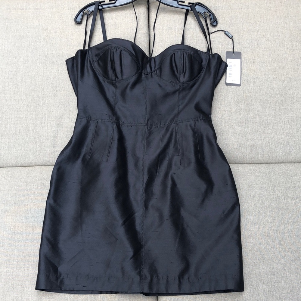 DOLCE & GABBANA Silk Bustier Vintage Dress with Pockets(NWT)